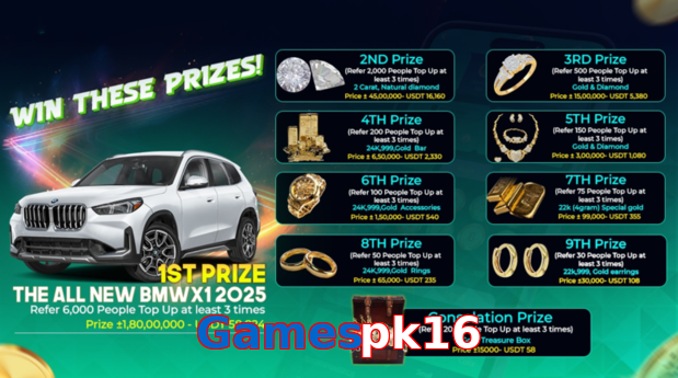 Gamespk16 game app for Pakistan players